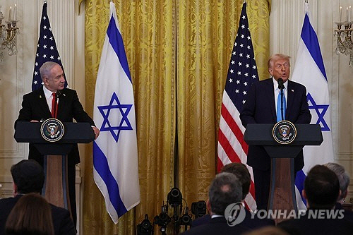 트럼프 대통령과 네타냐후 이스라엘 총리[로이터=연합뉴스]